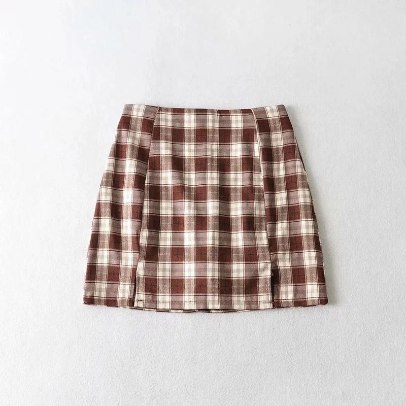 Skirts Plaid New