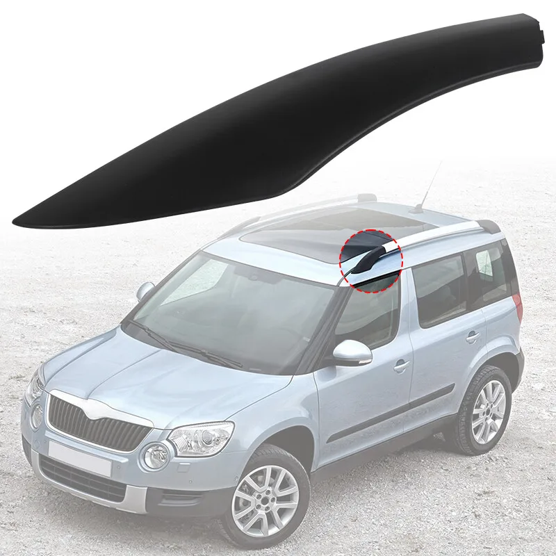 Фото Защитная накладка на рейлинг переднего левого багажника на крыше для Skoda YETI SUV 2009-2018 5LD860145-GT5 5L0860145GT5 №2