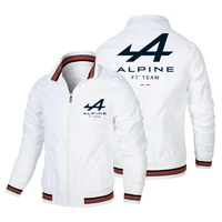 2022 alpine mens jacket top alpine f1 team spring and autumn new zip jacket pocket mens casual outdoor cardigan jacket