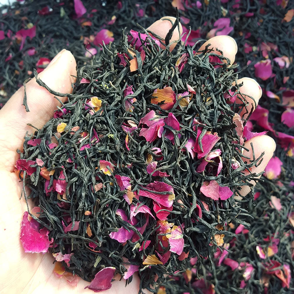 

7A 2022 New Tea Jiuqu Hongmei Hangzhou Long-jing Black Tea Rose Black Tea For Health Care Lose Weight Tea