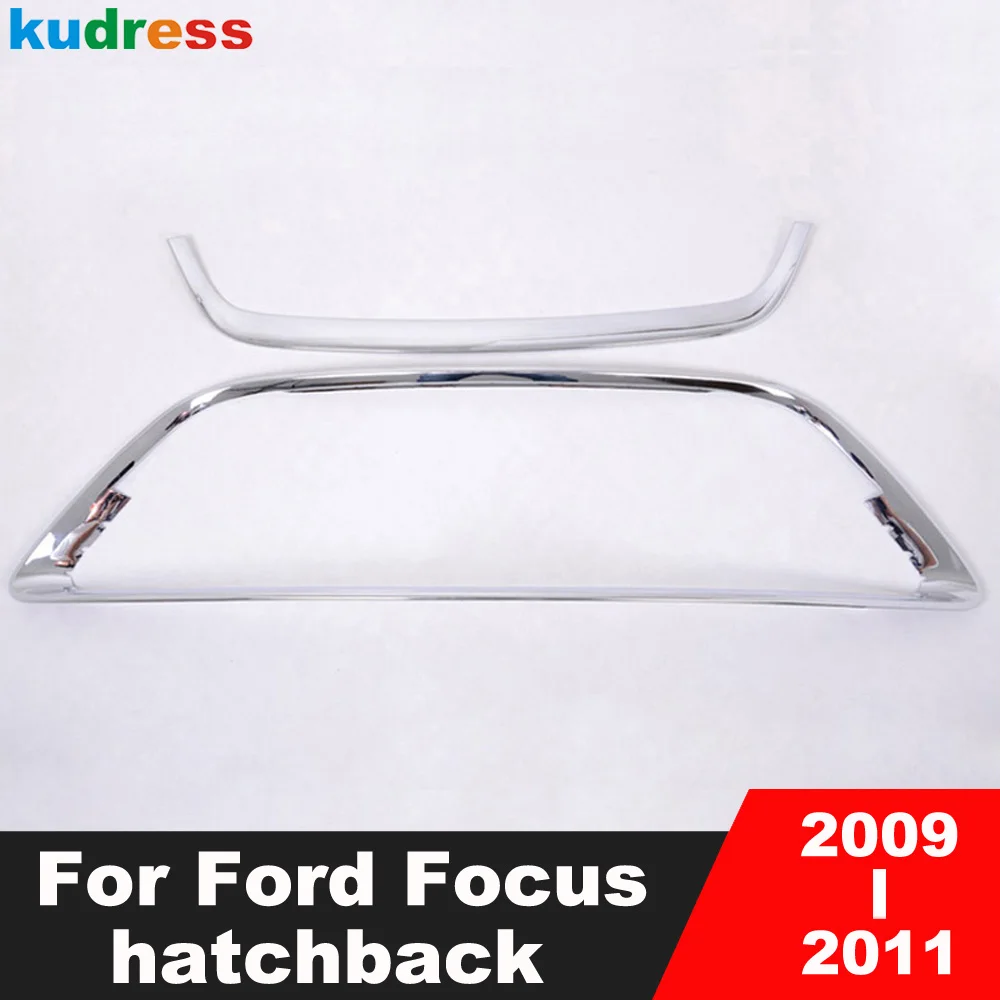 

2 шт., хромированная решетка для гриля Ford Focus hatchback 2009 2010 2011
