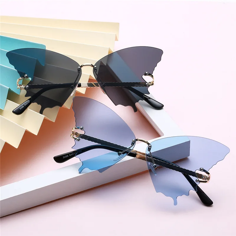 

Модные автомобильные солнцезащитные очки-бабочки для мужчин и женщин с УФ-защитой винтажные велосипедные металлические солнцезащитные оч...