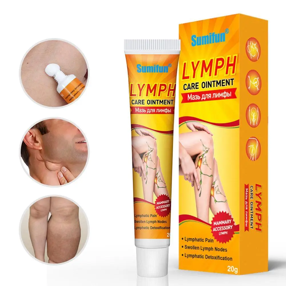 

20g Lymphatic Detox Cream Armpit Lymph Unclogging Mammary Ointment Lymph Node Anti-Swelling Smooth Body Relax Health Care