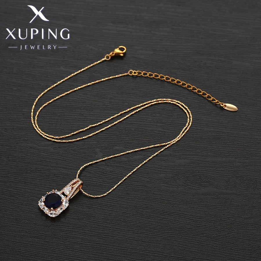 Ювелирные изделия Xuping Новое поступление квадратное ожерелье с подвеской