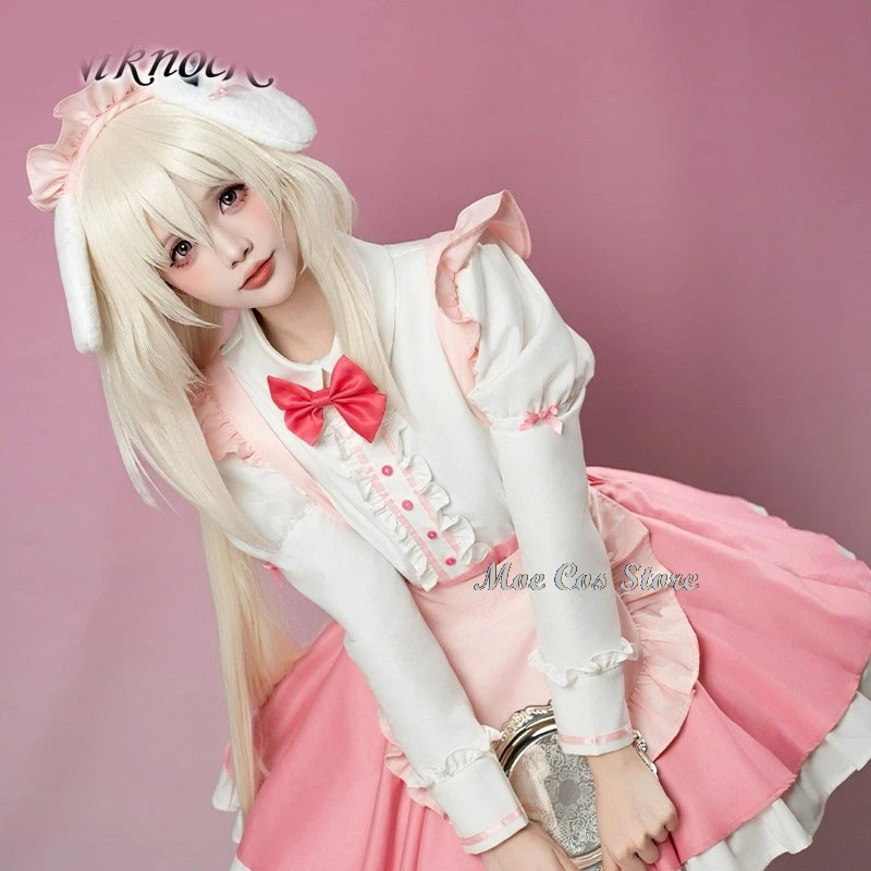 Yukimura Chieri Misono Ichika Косплей Amairo Chocolate Game Костюмы для косплея Горничная Девушки Платье с кошачьими ушками Женский костюм на Хэллоуин для девочек (art.: 3920d48dbb42c) - 3920d48dbb42c