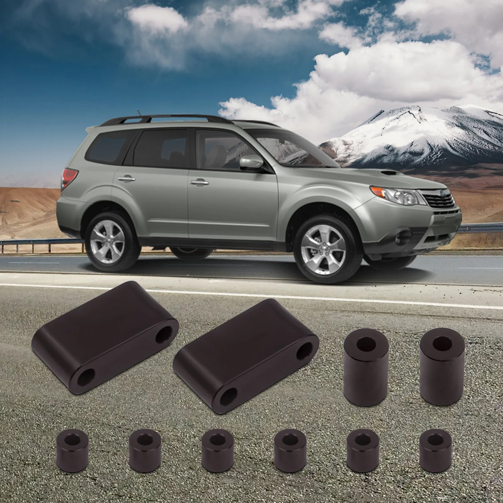 

Комплекты задних прокладочных рычагов для Subaru Legacy 1995-1999, 2 дюйма, для Impreza/Forester/Legacy/Outback для Saab 92-X 2005 2006