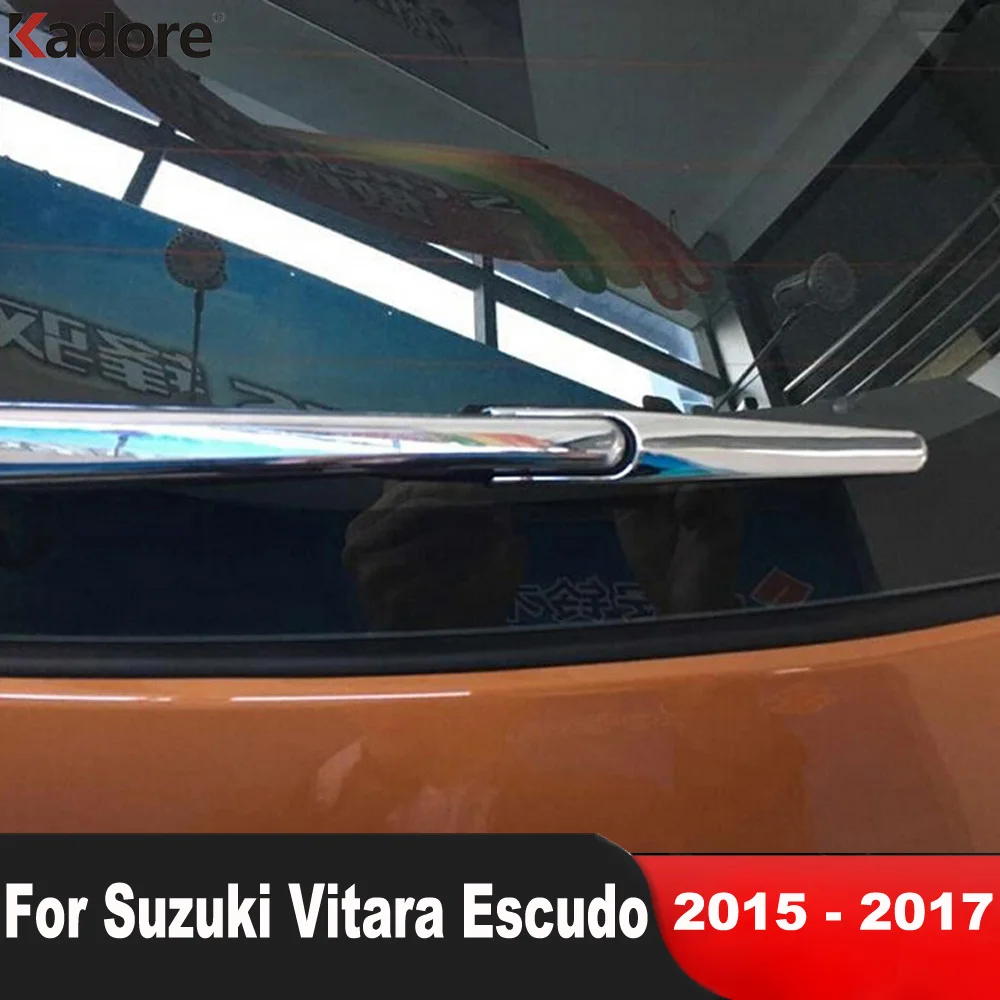 

Хромированная накладка на стеклоочиститель для Suzuki Vitara скускудо 2015 2016 2017, накладка на заднее стекло, стеклоочистители, накладки на рамку, ав...