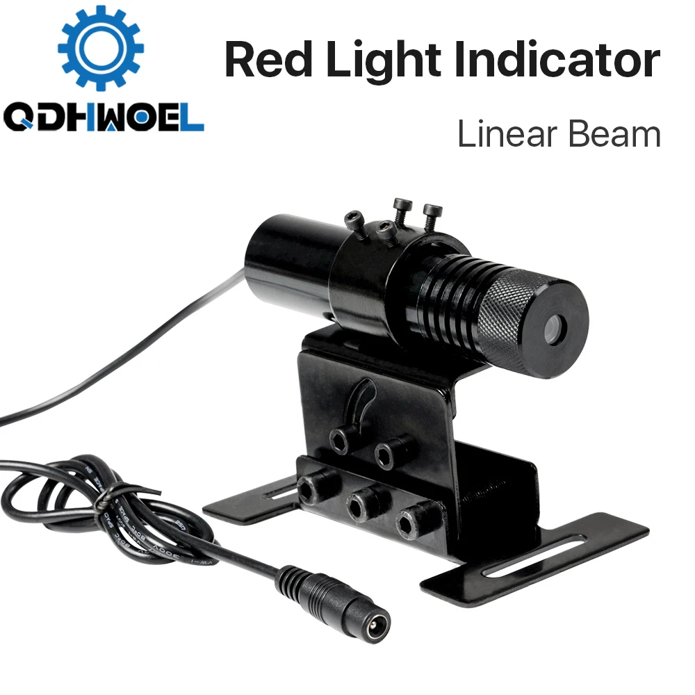 

Лазерсветильник индикатор для резки камня, 650 нм, регулируемый, красный луч, 25 х 110 мм, 12 х 40 мм, 5 В