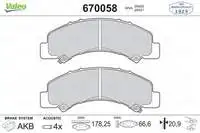 

VALEO 670058 REAR BRAKE BALATASI ISUZU GRAFTER 08 KAMPANYALI (.)