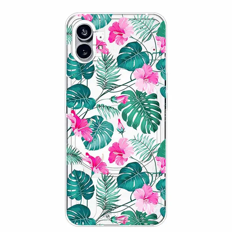 Прозрачный мягкий силиконовый чехол из ТПУ с милым рисунком для телефона ничего 1