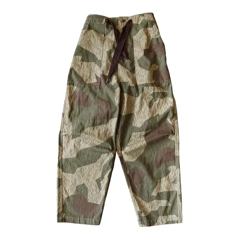 

Kapital Male Trousers 24SS Autumn Exclusive Vanished Japanese Camo Loose Pleated Wide Leg Pants Trend