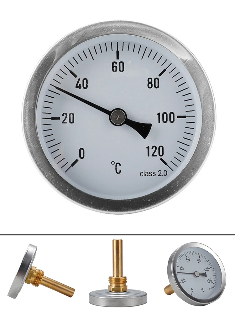 

Универсальный термометр, градусник 0 - 120 °C, 120 °C, калибровка 120 °C, аналоговый биметаллический центральный нагревательный газовый гриль с кре...