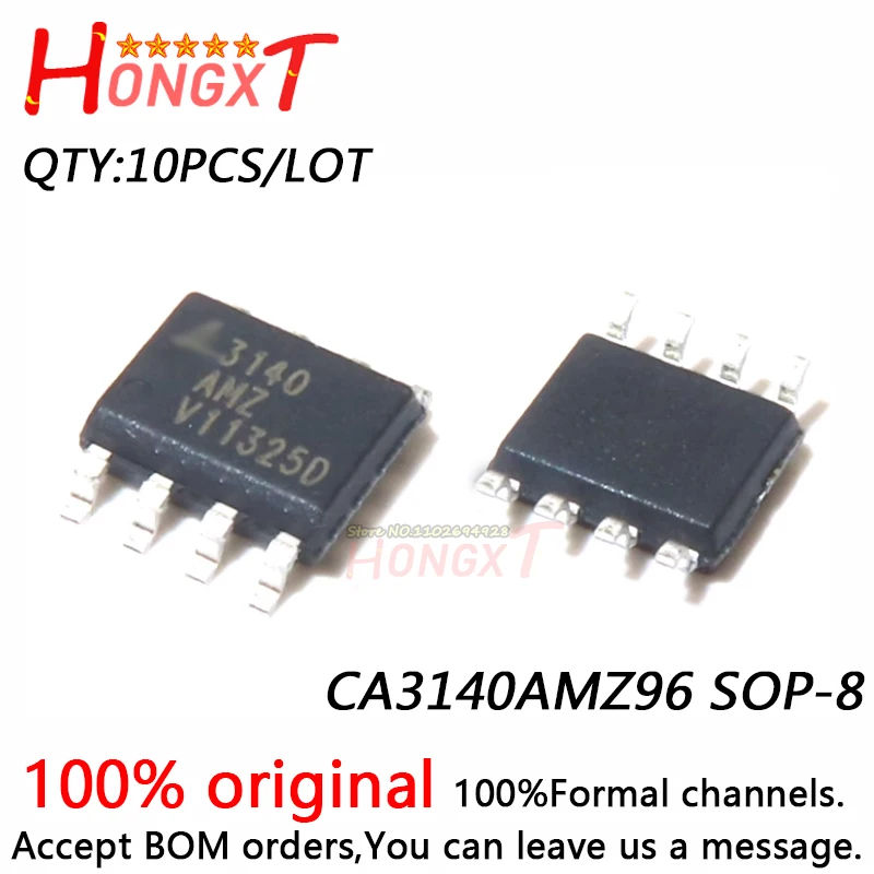 

10PCS 100% NEW CA3140AMZ96 SOP-8.