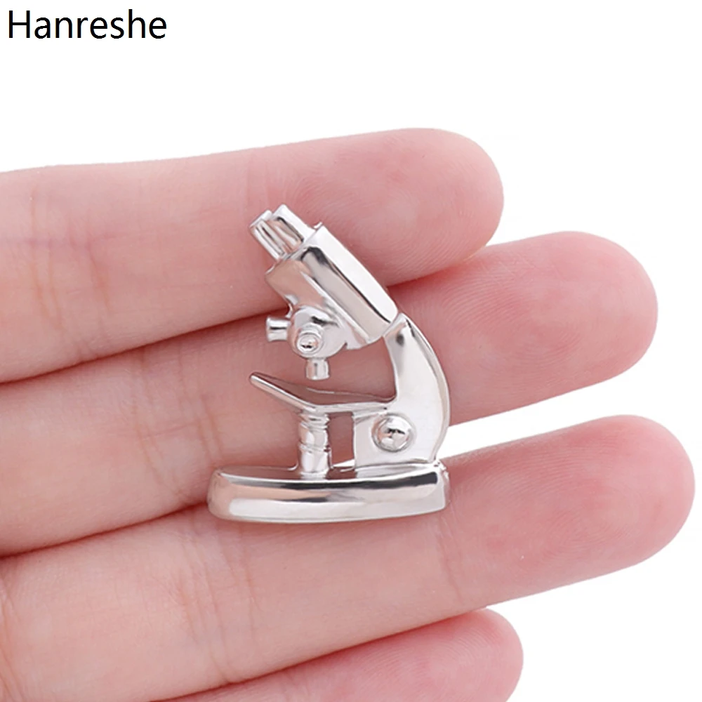 

Hanreshe Microscope Medical Jewelry Brooch Pins Gold Silver Plated Metal Lapel Badge Cute Gifts for Hospital Doctors Nurses
