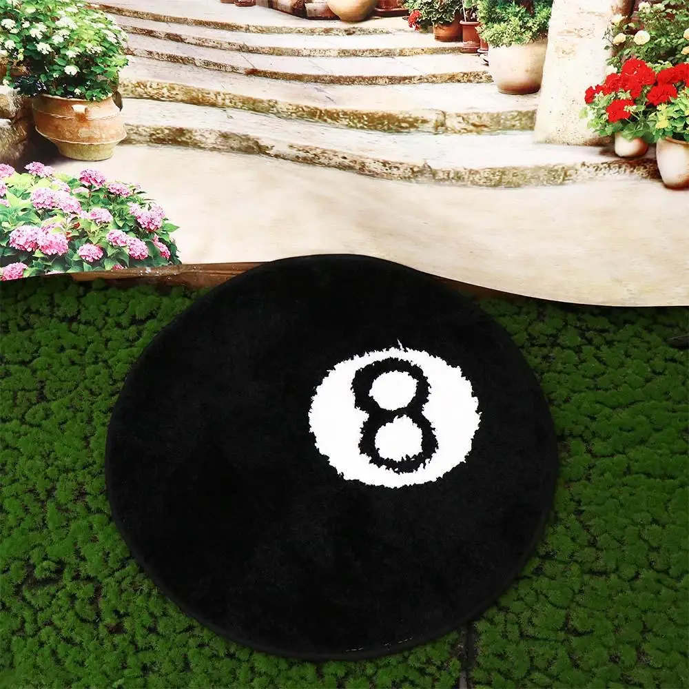 Плюшевый коврик с 8 мячиками креативный мягкий круглый противоскользящий