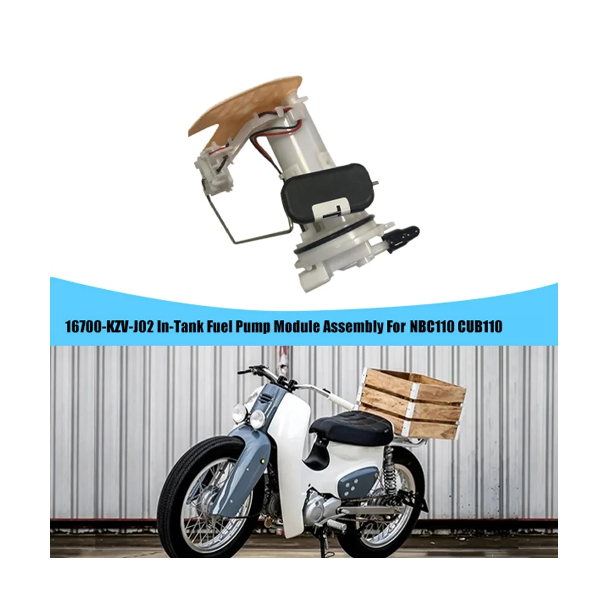 16700-KZV-J02 топливный насос в сборе для Honda NBC110 CUB110 подающий модуль бензинового