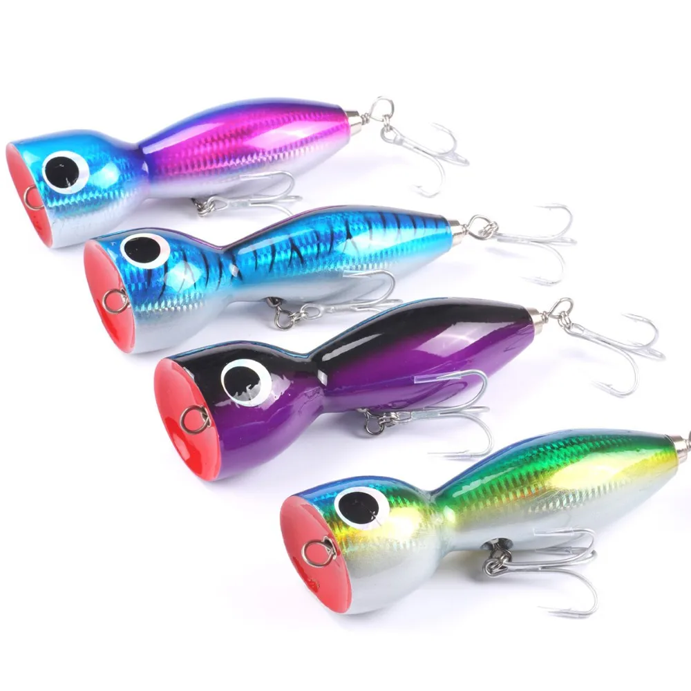 Фото Приманка для морской рыбалки top water, приманка для морской рыбалки TOPWATER GT Trevally Popper, приманка для тунца Giant 7 