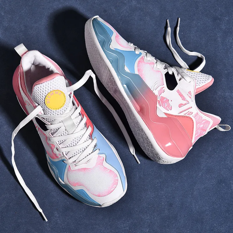 Fashion Pink Professional Basketball Shoes for Men Women Platform High Designer Sneakers High Quality Mens Trainers Baskets 2022