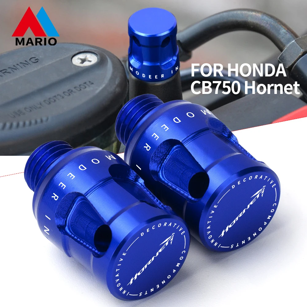 

For HONDA CB750 CB 750 Hornet High Quality Motorcycle Accessories CNC Aluminum M10*1.25 Mirror Hole Plug Screw Bolts Covers