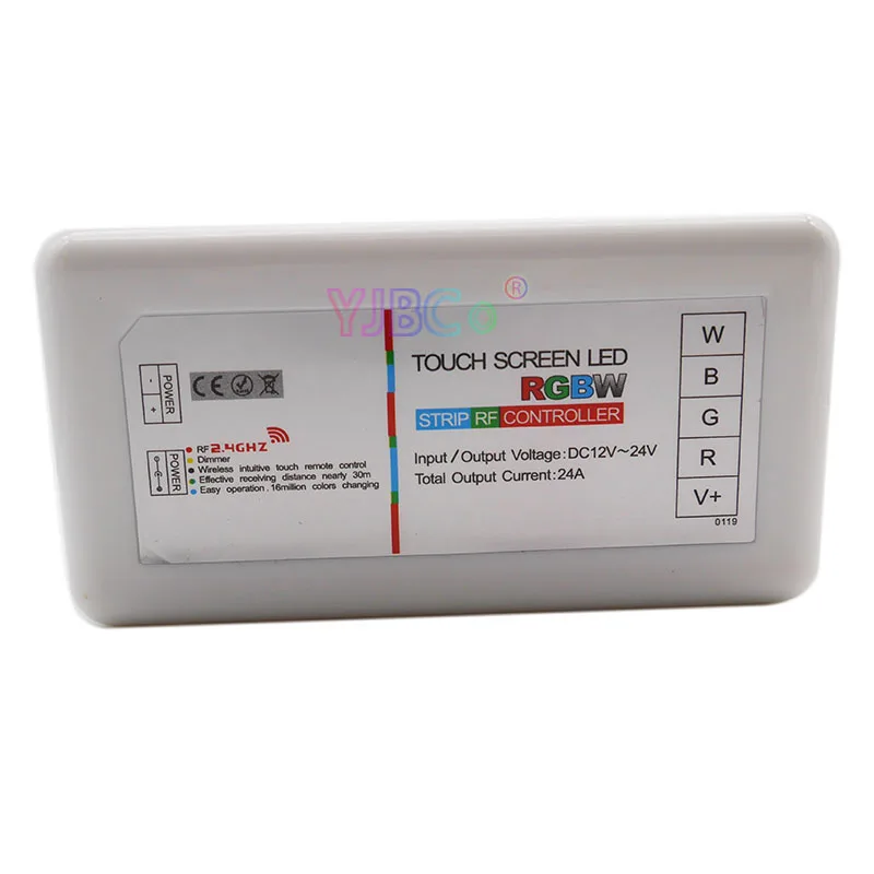 2 4G RGB RGBW RGBWC сенсорный экран пульт дистанционного управления DC12-24V 18A для 5050 CCT