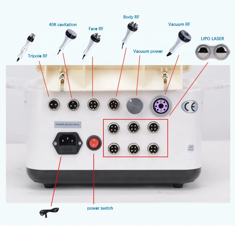 Новое поступление липосавитационный Лазерный Аппарат 6 в 1 для ультразвуковой
