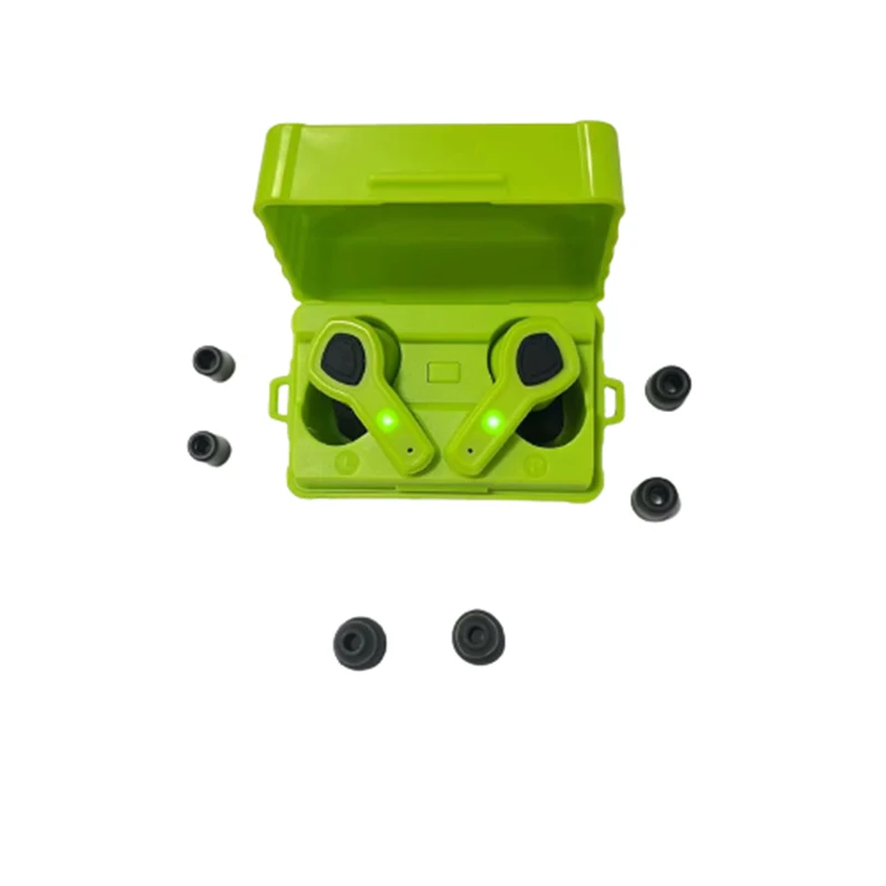 RISENKE Ear Plug Kit AC550 , Noise Reduction, Rechargeable, Construction, Manufacturing, Maintenance,USB Charging，Color