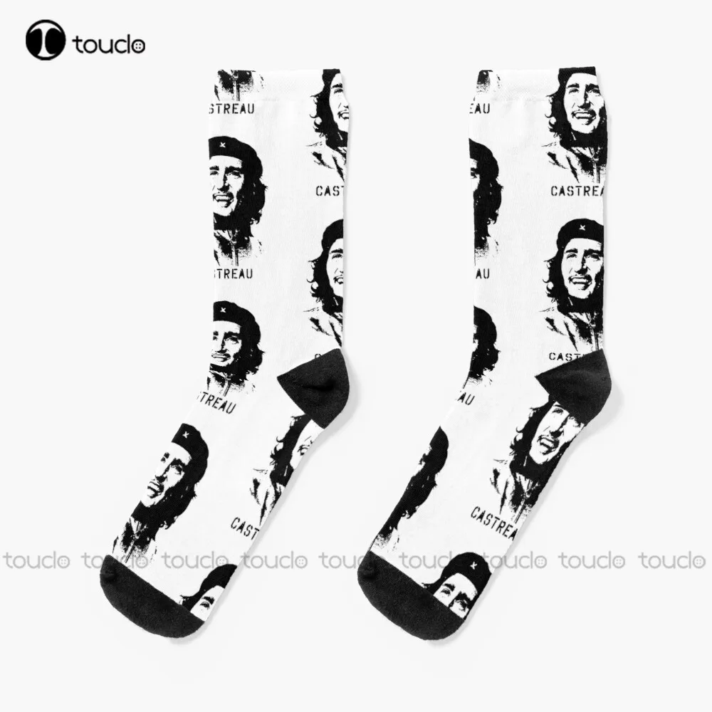 

Trudeau Castro Socks Mens Colorful Socks Street Skateboard Socks 360° Digital Print New Popular Comfortable Best Girls Sports