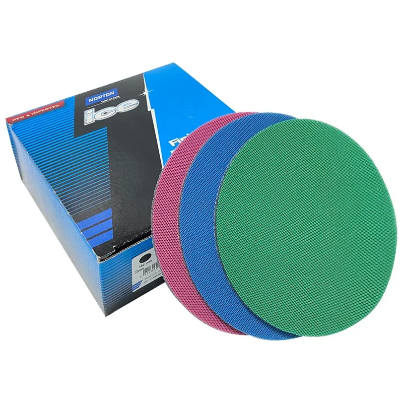 New Product NORTON 6-inch Foam Sand Pan P1500 P2000 P3000 Mesh For Paint Care Polishing Sponge Sandpaper