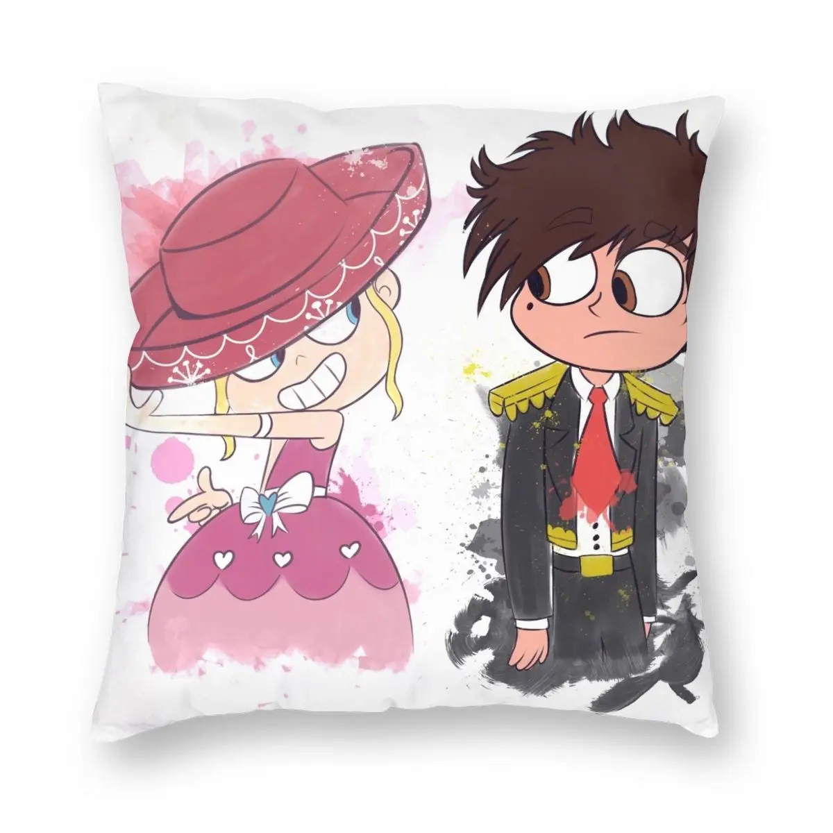 

Наволочка «Звезда против силы зла», полиэстер, лен, бархат, креативный дизайн на молнии, чехлы на подушки для дома 18"