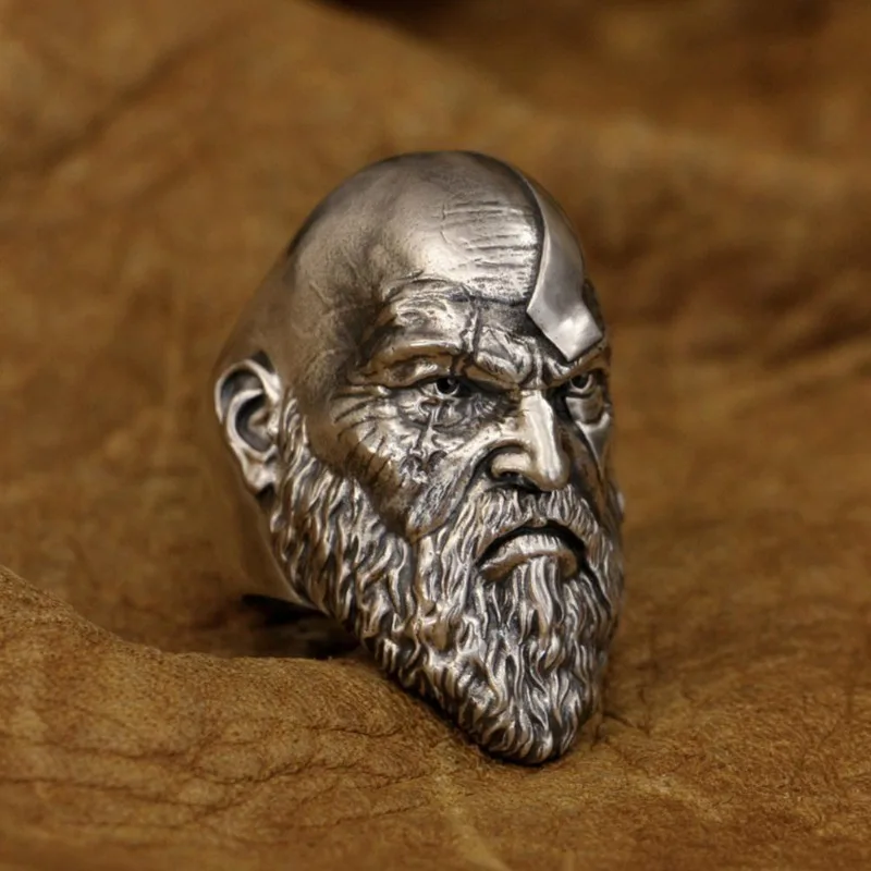 Длинные бородатые спартанский воин латунные бусины для ножей EDC уличные DIY тканые