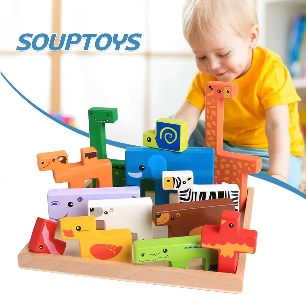 

Children's Balance Building Block Toy 3D Early Education Puzzle Learning Toy Best Gifts Durable Toy for Boys and Girls JAN88