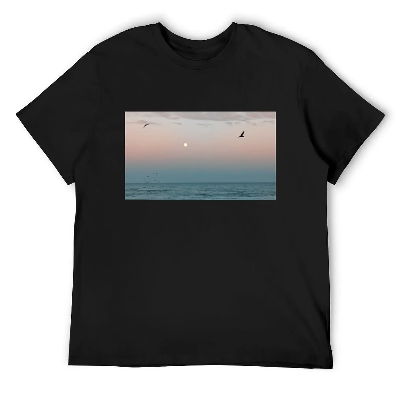 Футболка с изображением морских птиц эстетичная одежда винтажная футболка