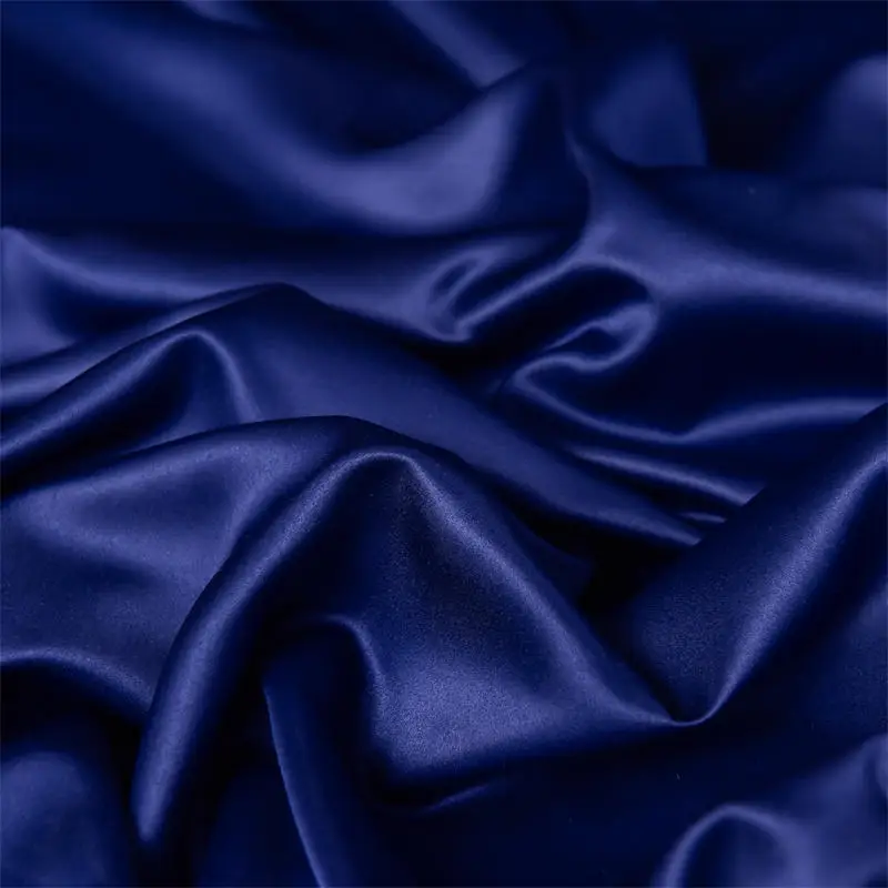 Однотонный сатиновый пододеяльник для пары на матрас простыни с двойной