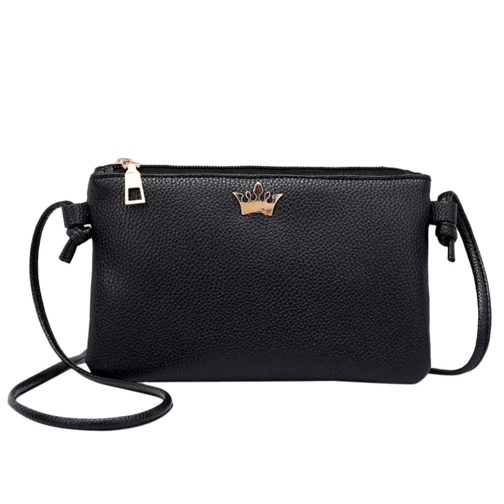 

Womens Leather Crossbody Bag Color Shoulder Bags Messenger Bag Coin bag Black Purses for Women Shoulder Bag