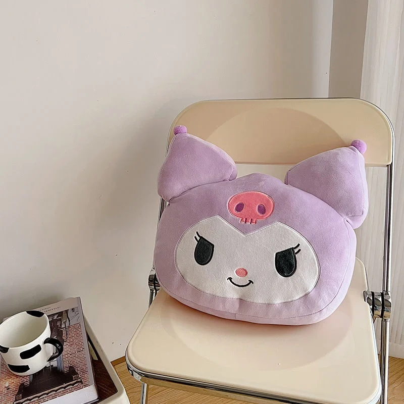 Weiche Nette Kuromi Kissen Zurück Kissen Für Stuhl Schöne Umarmung Plüsch Spielzeug Gefüllte Japanischen Stil Anime Komfortable Sofa Dekor Kissen