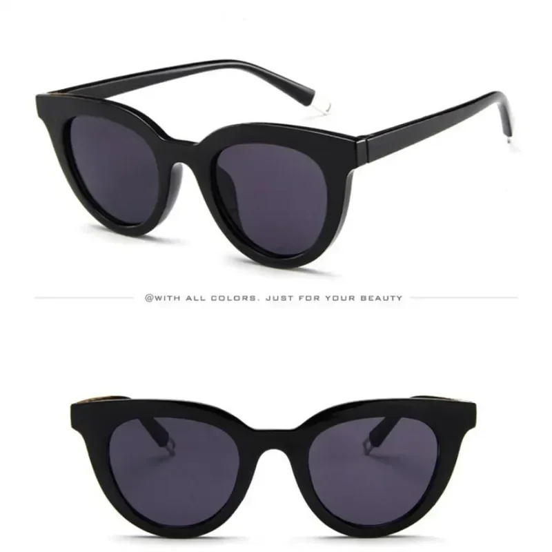 Солнцезащитные очки кошачий глаз женские корейские для женщин 2024 Ретро оправа