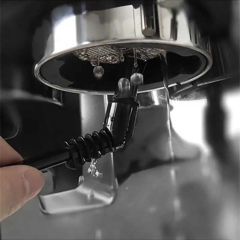 Кофейная мягкая пластиковая щетка для волос шлифовки чистящая с двойной