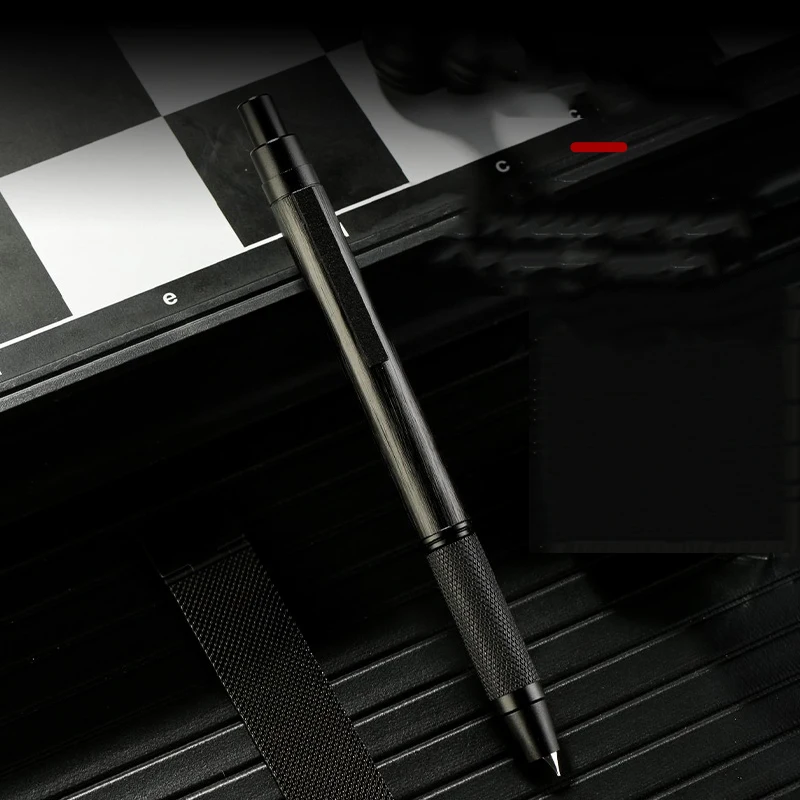 

Выдвижная ручка в виде солдатиков, в стиле ретро, матовая черная ручка с зажимом, подарочная ручка с чернилами для плавного письма