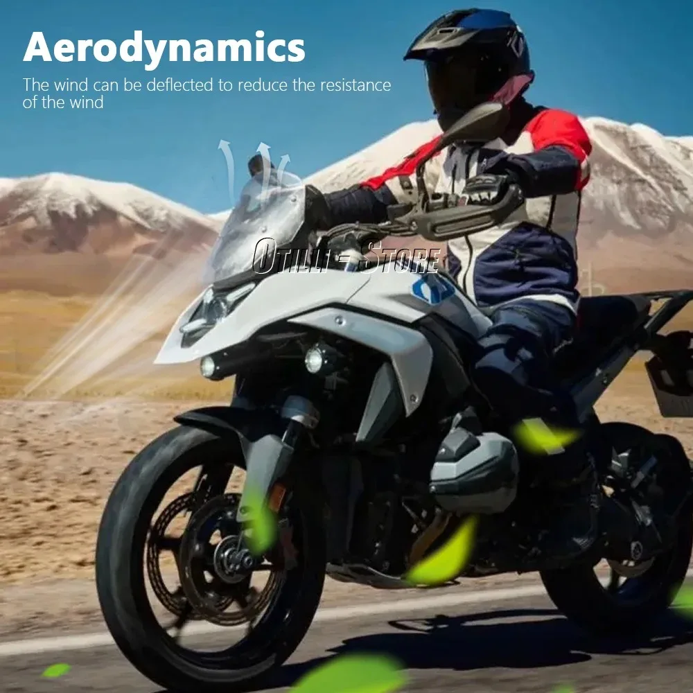 Лобовое стекло мотоцикла дефлекторы ветра обтекатель черный прозрачный