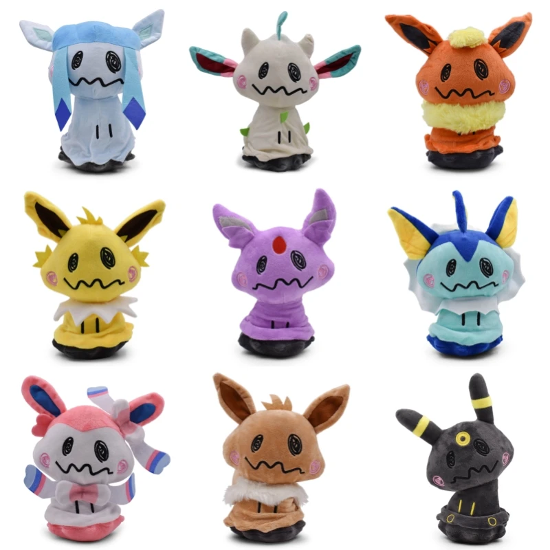 

Pokemon Kawaii Toy Mimikyu Cos Glaceon Leafeon Jolteon Eevee Plush Toy Cute Flareon Vaporeon Sylveon Umbreon Anime Doll For Kids