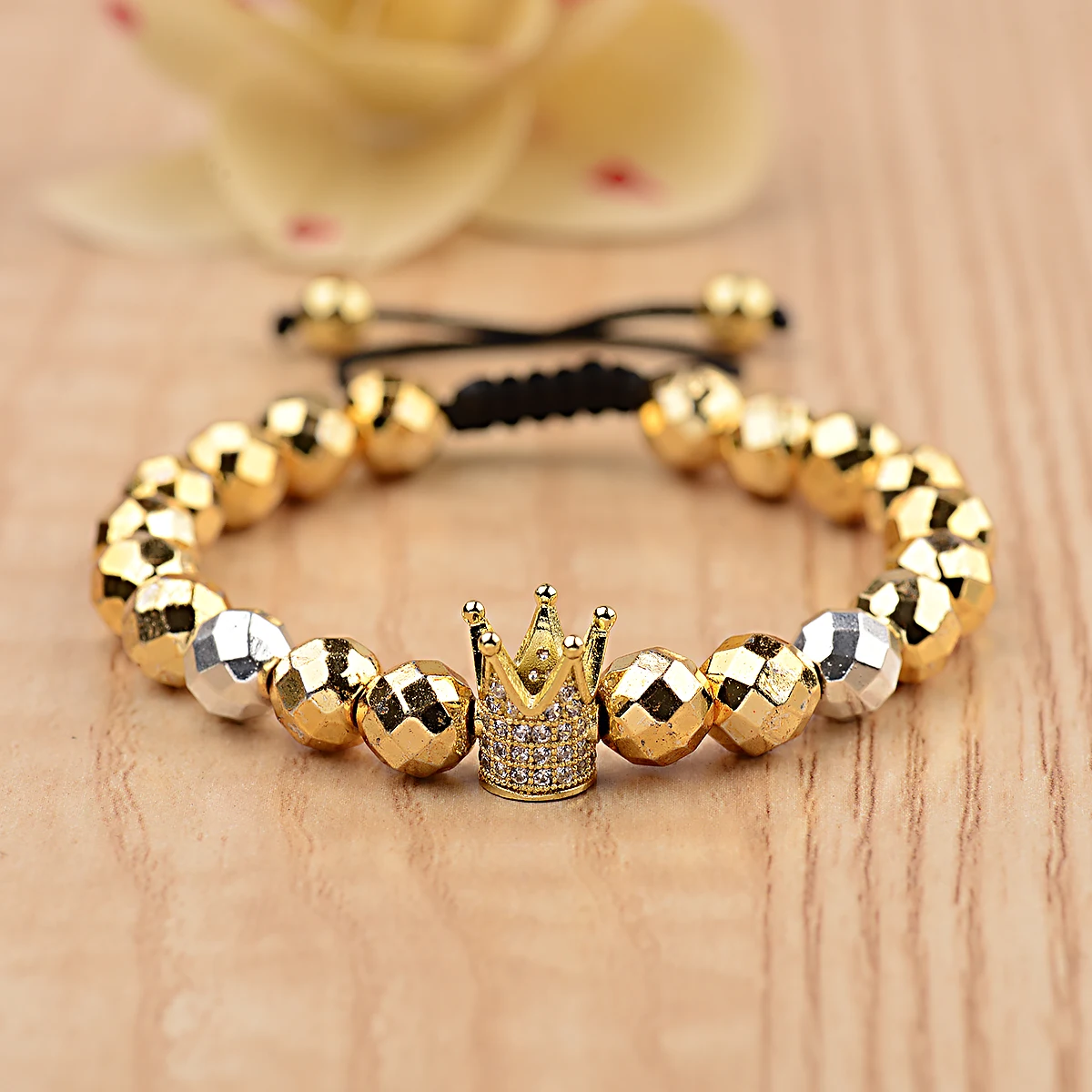 

Роскошный женский браслет, мужские медные браслеты, регулируемые браслеты с кристаллами, ювелирные изделия в подарок