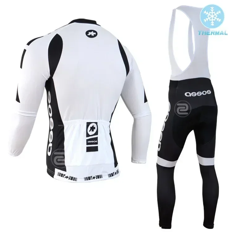 Зимний велосипедный трикотаж с длинными рукавами Pro Team комплект