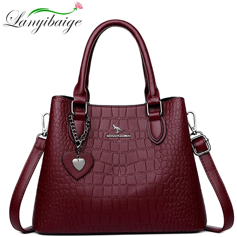

Женская сумка на плечо с узором, 2023, роскошные дизайнерские дамские сумочки, Высококачественная кожаная сумка через плечо, простая сумка