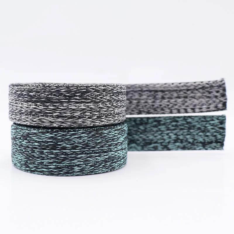 

Special wide 18mm green Shoelaces 60-180cm Vintage Flat Shoelaces Super Bootlaces Shimmering Shoe Laces for Queens