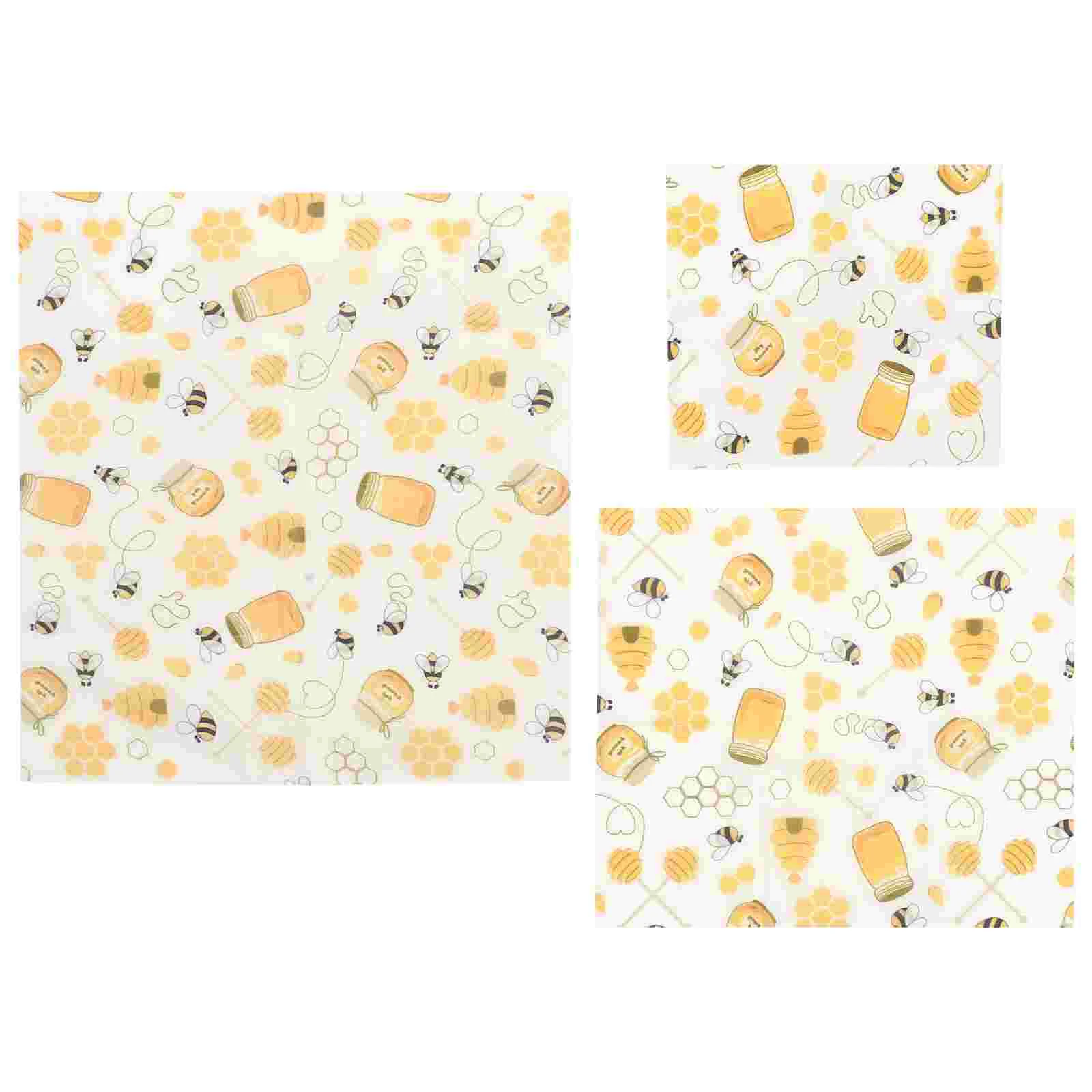 

Beeswaxpaper Wax Wrap Wraps Reusable Wrapping Bread Sheets Film Cling Coversclothsandwich Grease Resistant Wrapper Packing