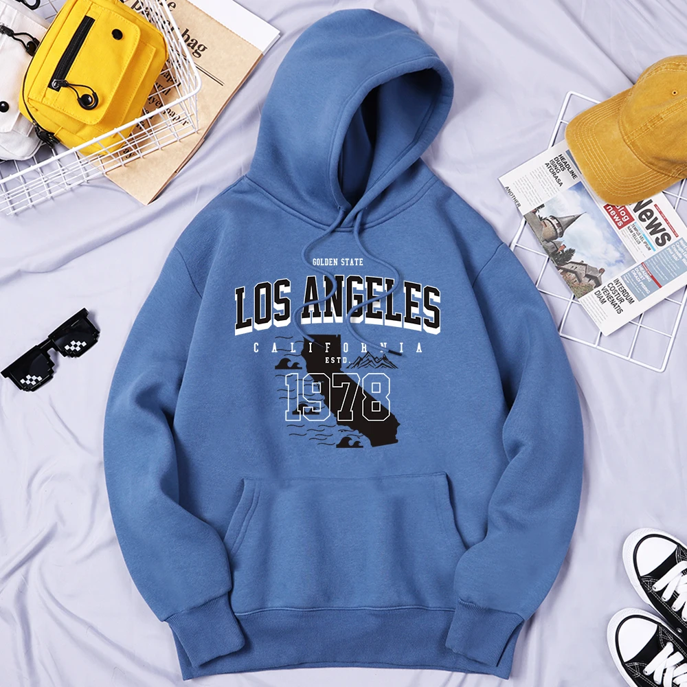 

Мужские толстовки с капюшоном Golden Axis Los Angeles California estd., Модные Качественные топы, Классическая флисовая толстовка в стиле Харадзюку, универсальная, с капюшоном