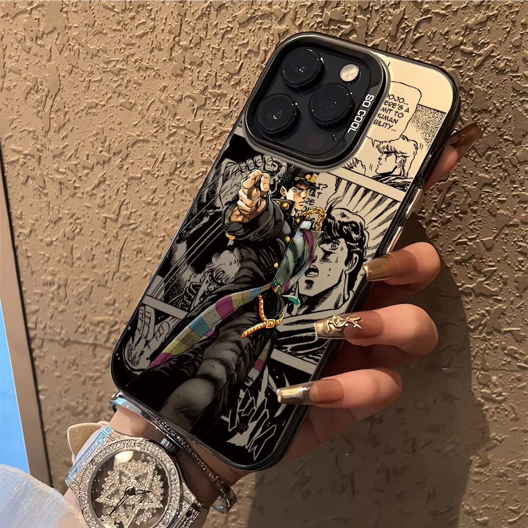 Фото Чехол для телефона Jojos Bizarre Adventure SBR для iPhone 17 Air 16 e 15 14 13 12 11 Pro Max Plus Mini SE 2020 2022, противоударный бампер №4