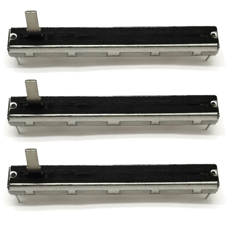 9 шт. 7 5 см микшер потенциометр 75 мм Фейдер двойной A10K A20K D10K 6pin стерео для Yamaha