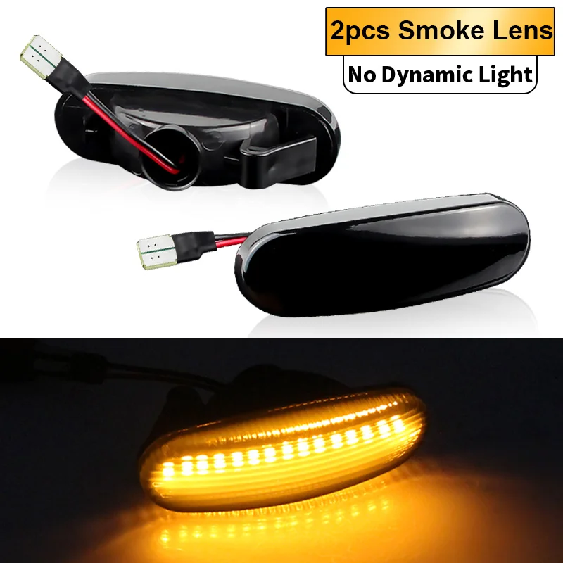 

2 шт. динамический светодиодный указатель поворота, боковой габаритный фонарь, повторитель для Fiat Panda 169 Grande Punto Inkl Evo Doblo Fiorino Linea Idea