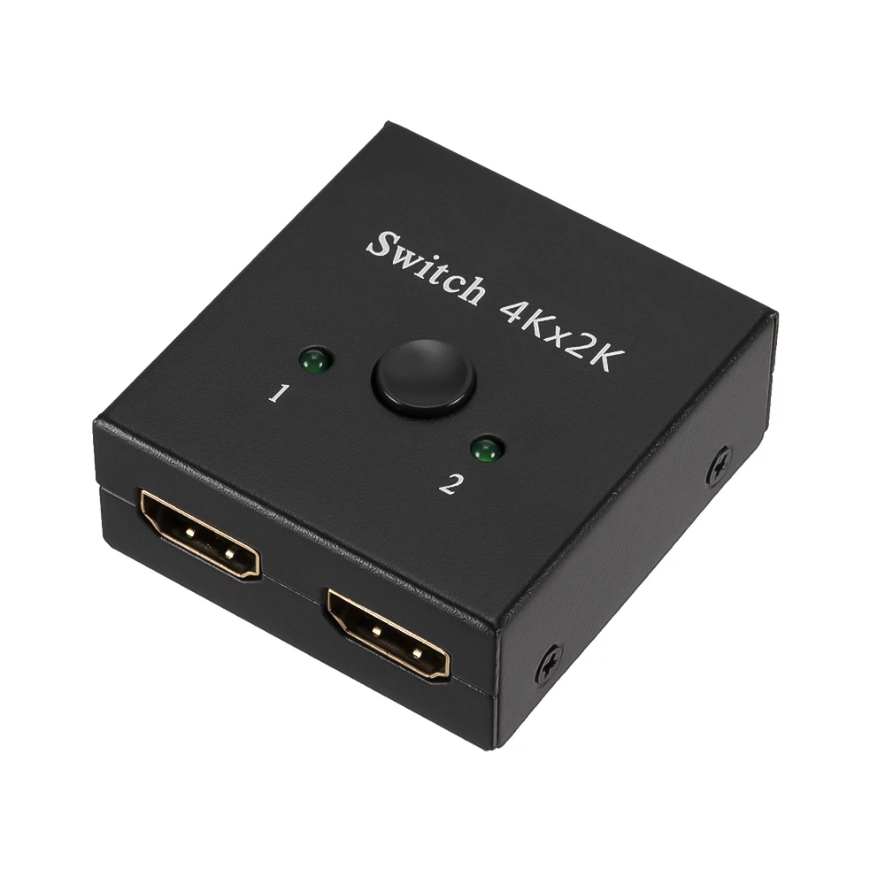 HDMI-совместимый разделитель Full HD 1080p 3D 4KX2K видео коммутатор 1x2 2X 1 - купить по